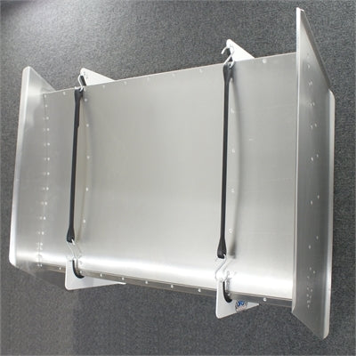 Hephner Racing Products HRP-6553 Nose Wing Wall Mount Vertical Mount suit Sprint Wing White Powder Coated