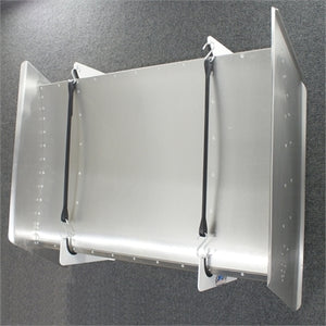 Hephner Racing Products HRP-6553 Nose Wing Wall Mount Vertical Mount suit Sprint Wing White Powder Coated