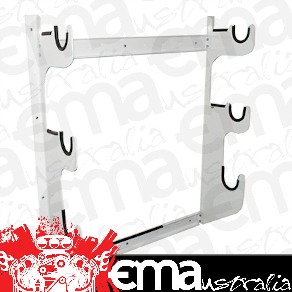 Hephner Racing Products HRP-6776 Axle Rack suit X2 Front & X1 Rear Axle White Powder Coated