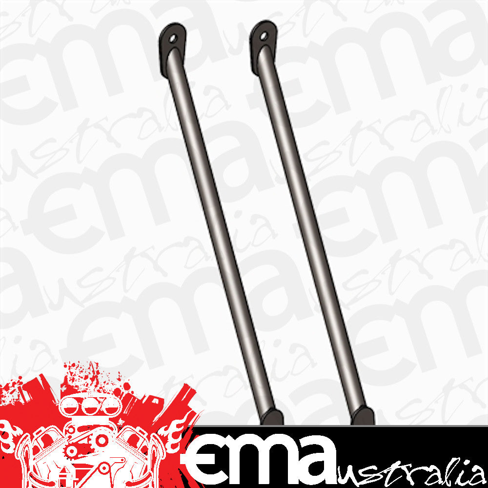 Hephner Racing Products HRP-8114-MAX11 Nose Wing Rear Bracket 11" Rise Maxim Style 1 Hole Mount