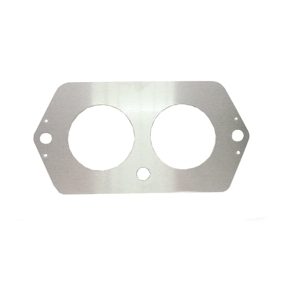 Hephner Racing Products HRP-8361 Gauge Panel 2-Gauge Holes Ignition Switch Hole Mounts w/ Dzus Fasteners