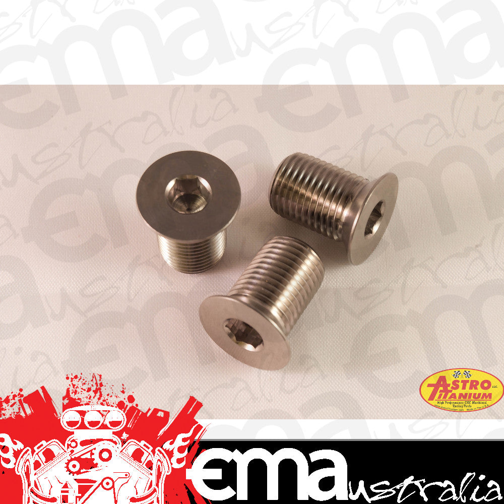 Hephner Racing Products HRP-AST3507K Titanium Bolt suit Rotor Mount Kit 1/2-20 X .750