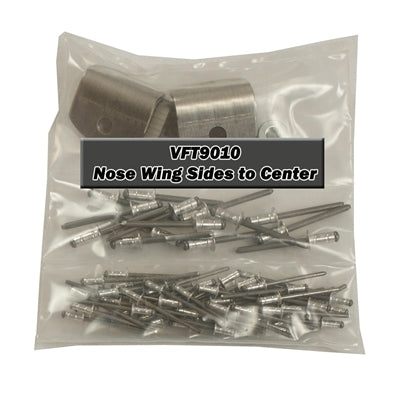 Hephner Racing Products HRP-VFT9010 Nose Wing Rivet Kit suit Nose Wing Sides To Center