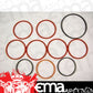 Hughes Performance HTHP2210T GM TH400 Transmission Teflon Ring Set