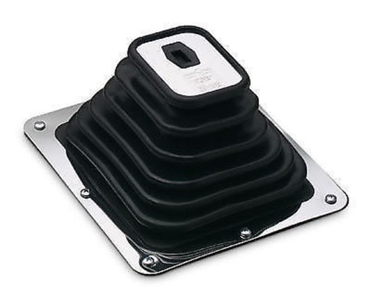 Hurst HU1147494 Super Shifter Boot & Plate Kit Rubber Boot w/ Chrome Trim Plate