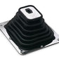 Hurst HU1147494 Super Shifter Boot & Plate Kit Rubber Boot w/ Chrome Trim Plate
