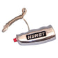 Hurst HU1530010 Universal Shift T-Handle w/ Button Brushed Alloy Logo