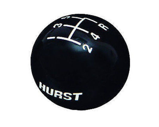 Hurst HU1630125 Replacement 5 Speed Shifter Knob Black 3/8"-16 Thread