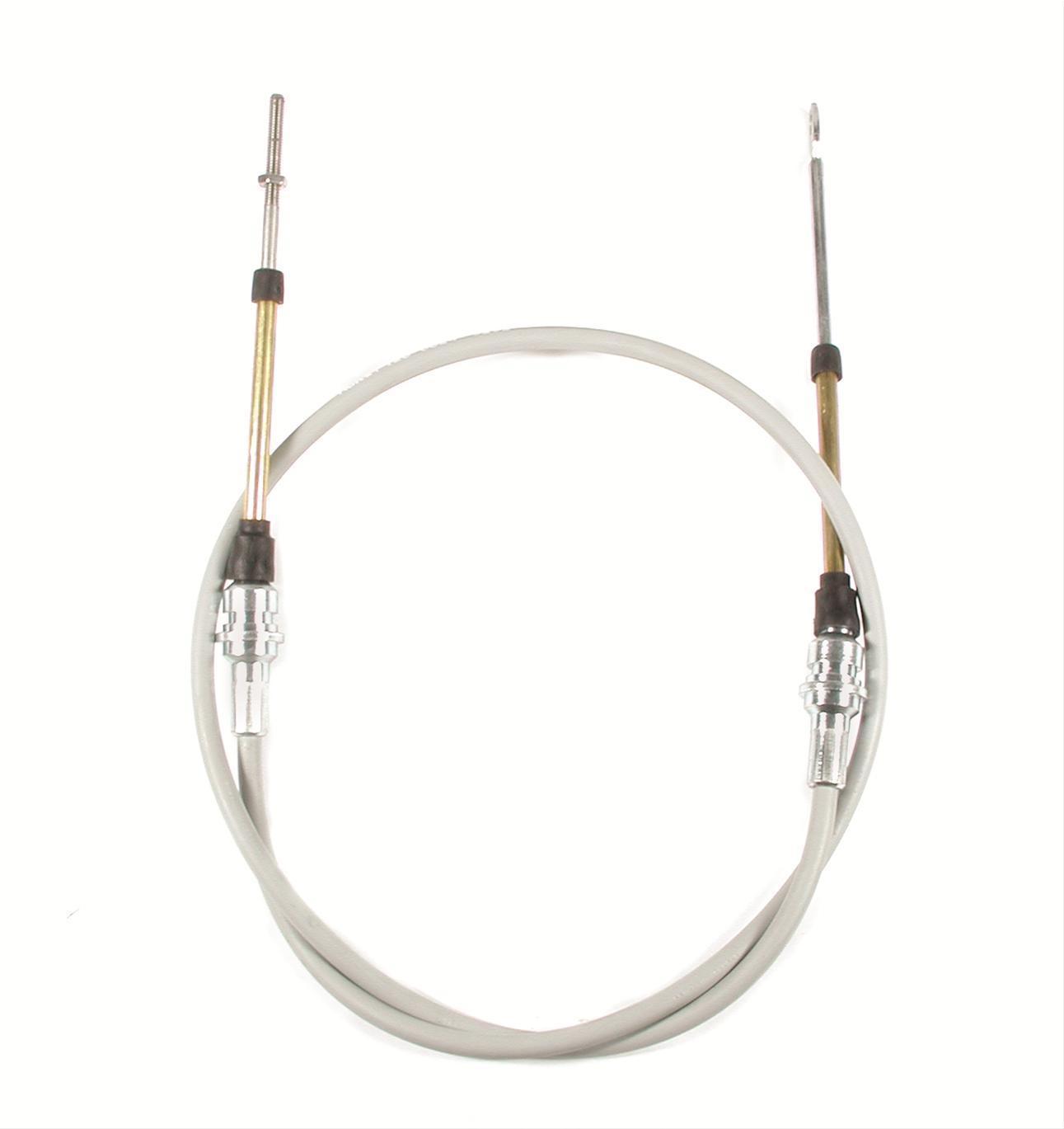 Hurst HU50000233 Foot Shifter CableMorse Style Eyelet/Threaded Ends Grey