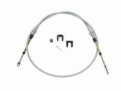Hurst HU5000025 5 Foot Shifter Cable Eyelet/Threaded Ends Grey