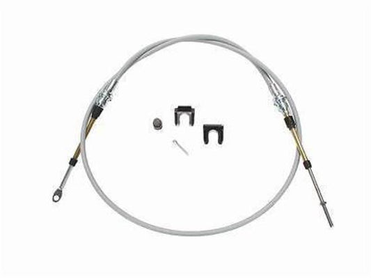 Hurst HU5000025 5 Foot Shifter Cable Eyelet/Threaded Ends Grey