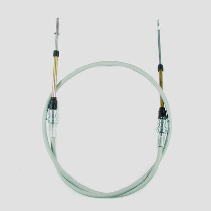 Hurst HU5000028 8 Foot Shifter Cable Eyelet/Threaded Ends Grey