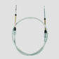Hurst HU5000028 8 Foot Shifter Cable Eyelet/Threaded Ends Grey
