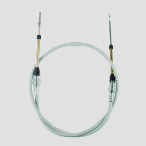 Hurst HU5000028 8 Foot Shifter Cable Eyelet/Threaded Ends Grey