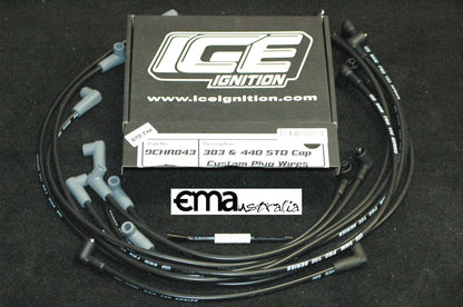 ICE Ignition ICE-9CHR843 9mm Leads Chrysler BB 383-440 90? degrees