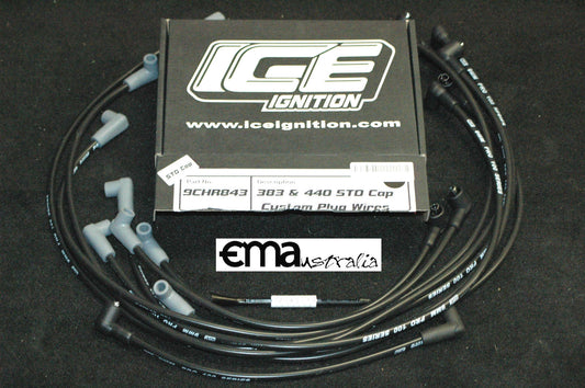 Ice Ignition ICE-9CHR843 9mm Leads Chrysler BB 383-440 90°