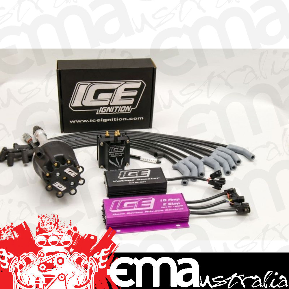 Ice Ignition ICE-IK0028 10 Amp Nitrous Control Kit Lge Cap w/ Bronze Gear AMC Jeep V8