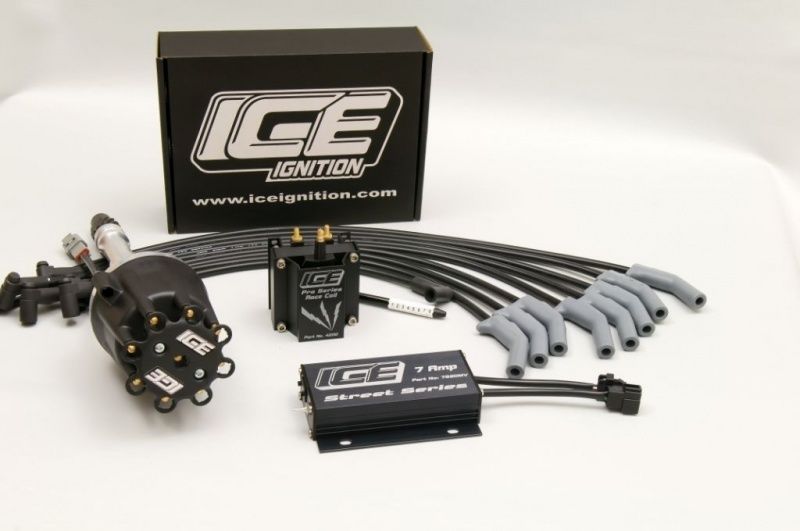 Ice Ignition ICE-IK0040 7 Amp Street Race Ignition Kit Lge Cap Bronze Gear Buick V8