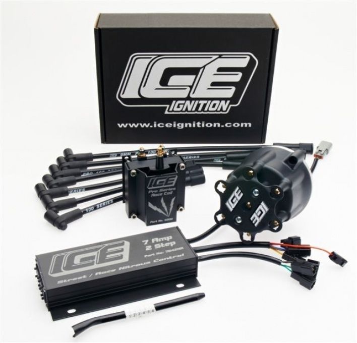 Ice Ignition ICE-IK0128 7 Amp Street Race Nitrous Control Kit Chev SB V8 283-400