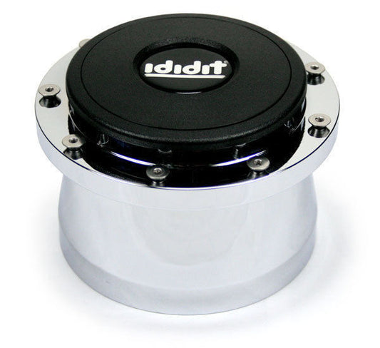 IDIDIT ID2201310030 9-Bolt Steering Wheel Adapter With Horn Brushed Aluminium