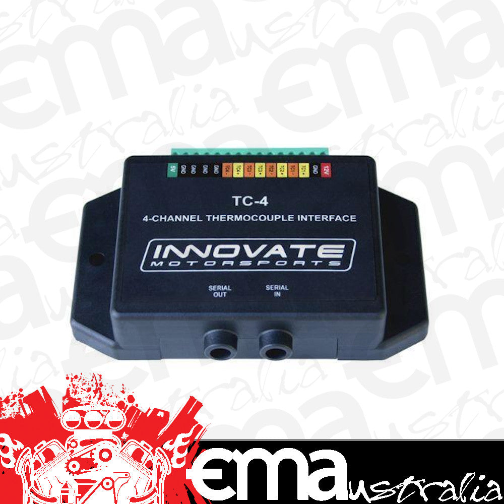 Innovate Motorsports IM37834 Tc-4 4-Channel Thermocouple Amplifier