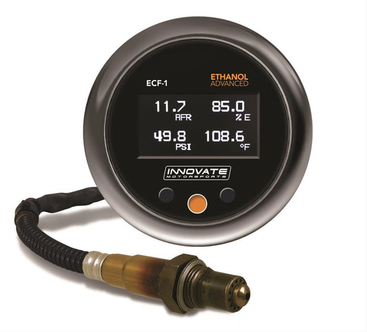 Innovate Motorsports IM3903 Ecf-1 Digital 4-In-1 Ethanol % Fuel Temp Fuel Pressure & AFR