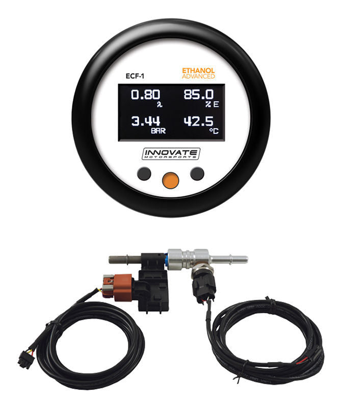 Innovate Motorsports IM3903 Ecf-1 Digital 4-In-1 Ethanol % Fuel Temp Fuel Pressure & AFR