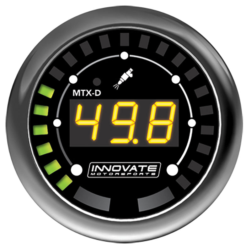 Innovate Motorsports IM3917 MTX-D Digital Gauge 2-1/16" Fuel Pressure 0-145 Psi