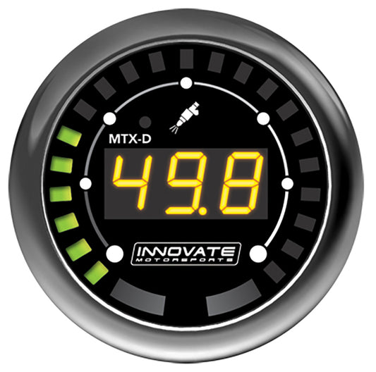 Innovate Motorsports IM3917 MTX-D Digital Gauge 2-1/16" Fuel Pressure 0-145 Psi