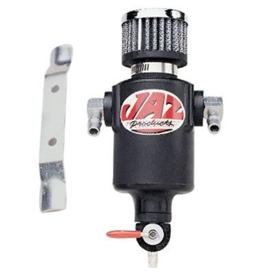 Jaz Products JAZ605-375-01 Mini Breather/Catch Can 2X3/8 Barb Fittings w/Filter