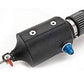 Jaz Products | JAZ605-825-01 | 1Qt Round Breather Tank Black Poly -8an Inlet w/ Filter