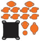 Jaz Products JAZ730-002-01 Engine Block Off Kit Chev BB 396-454 w/ 4150 Carb
