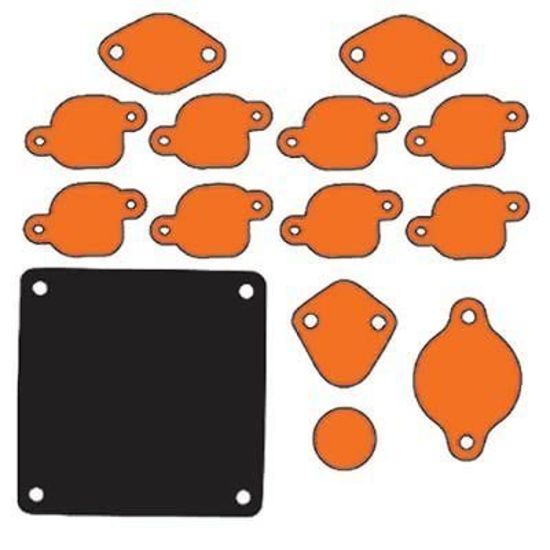 Jaz Products JAZ730-003-01 Engine Block Off Kit Chev BB 396-454 w/Dominator Carb