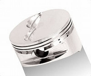 JE Pistons J242886 Small Block Chev 400 - 23¡ Standard Flat Top Forged Piston Small Block Chev 428 4.125" 6.000" Rod Length -5.0Cc Dome Volume