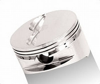 JE Pistons J242886 Small Block Chev 400 - 23¡ Standard Flat Top Forged Piston Small Block Chev 428 4.125" 6.000" Rod Length -5.0Cc Dome Volume