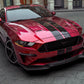 Drake Muscle Cars JR3B-63001A74-A Fits 2018-2022 Mustang Ecoboost And Gt w/ Performance Pack Option Front Black Chin Spoiler