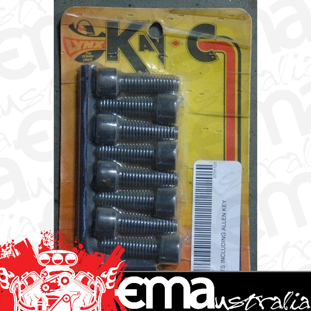Kay-C KC070 Allen Head Bolt Kit 3/8" Whitworth 1-1/4"Long w/ Allen Key Set 8