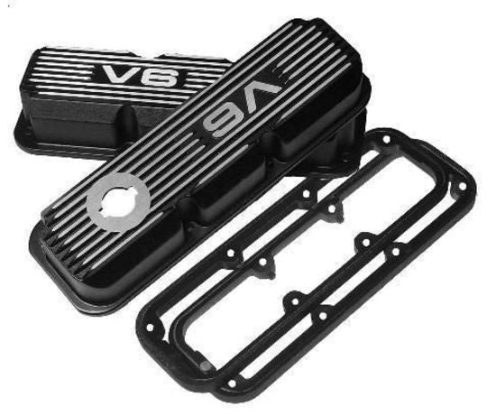 KC KC169B Tall Alloy Valve Covers Black suit Holden Vp-Vy V6 Inc. Ecotec