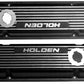 KC KC208B Alloy Valve Covers Black Vented Holden 253-308 V8 1969-89