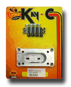 Kay-C KC217 Aluminium Adaptor Kit Ww Stromberg To Weber Dcd Holley Carbs