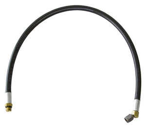 Kinsler KIN-1971-19 Nozzle Hose 19" -3 an Male + O-Ring w/ -3 an Female Swivel 45ø End
