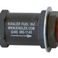 Kinsler KIN-3030 Standard -6 Secondary Bypass Valve Hard Anodized Aluminium suit Petrol / Gasoline & Methanol