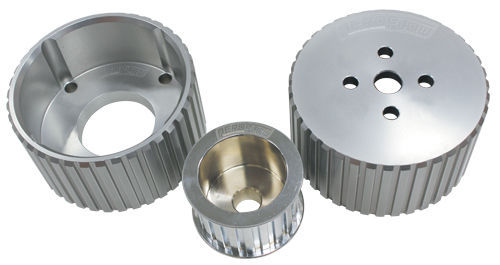 Small Block Chev BILLET GILMER DRIVE KIT WITH BELT SB 262-350 AF64-3000 AF65-1001 Aeroflow Performance Products KIT-AF64-3000andAF65-1001