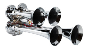 Kleinn KLN-141 Compact Quad Train Horn (Chrome)