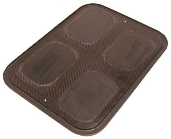 K&N Filters KN100-8565 Carbon Fibre Sprintcar Airbox Base Only W/ Blank Rubber Inserts