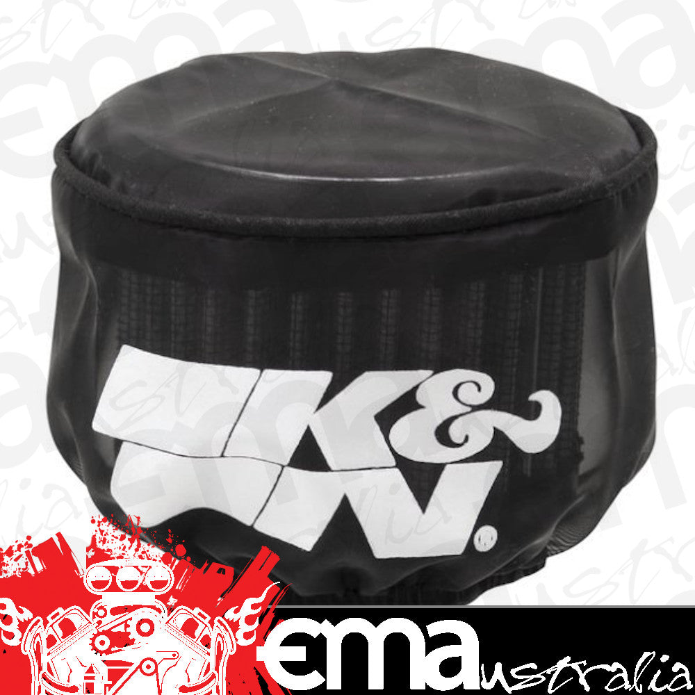 K&N Filters KN22-8007PK Black Round Precharger Filter Wrap Suit 3-1/4" X 2-1/2"