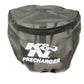 K&N Filters KN22-8014PK Black Round Precharger Filter Wrap Suit 5" Id X 4" H Filter