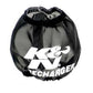 K&N Filters KN22-8028PK Precharger Filter Wrap 3" Id Base 2" Id Top X 3" H Round Black