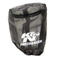 K&N Filters KN22-8031PK Black Round Tapered Precharger Filter Wrap Suit 4.5" Id Base W/ 4" Id Top X 6.5" H Filter