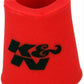 K&N Filters KN25-0810 Foam Precharger Filter Wrap Red 6" Id Base X 5" Id Top X 9" H